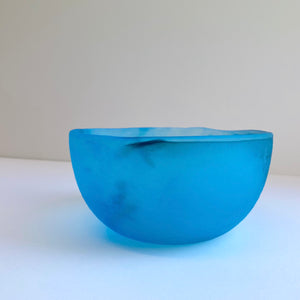 Large glass salad bowl by Meg Caslake (various colours)
