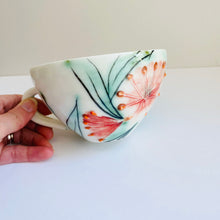 Load image into Gallery viewer, &#39;Firewheel&#39; porcelain teacup by Shannon Garson
