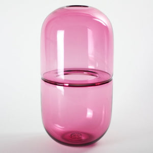 Glass 'sugar pill vases' by Thomas Yeend (various colours)