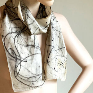 'Pines and Needles' silk scarf by Bee Bowen (various sizes)